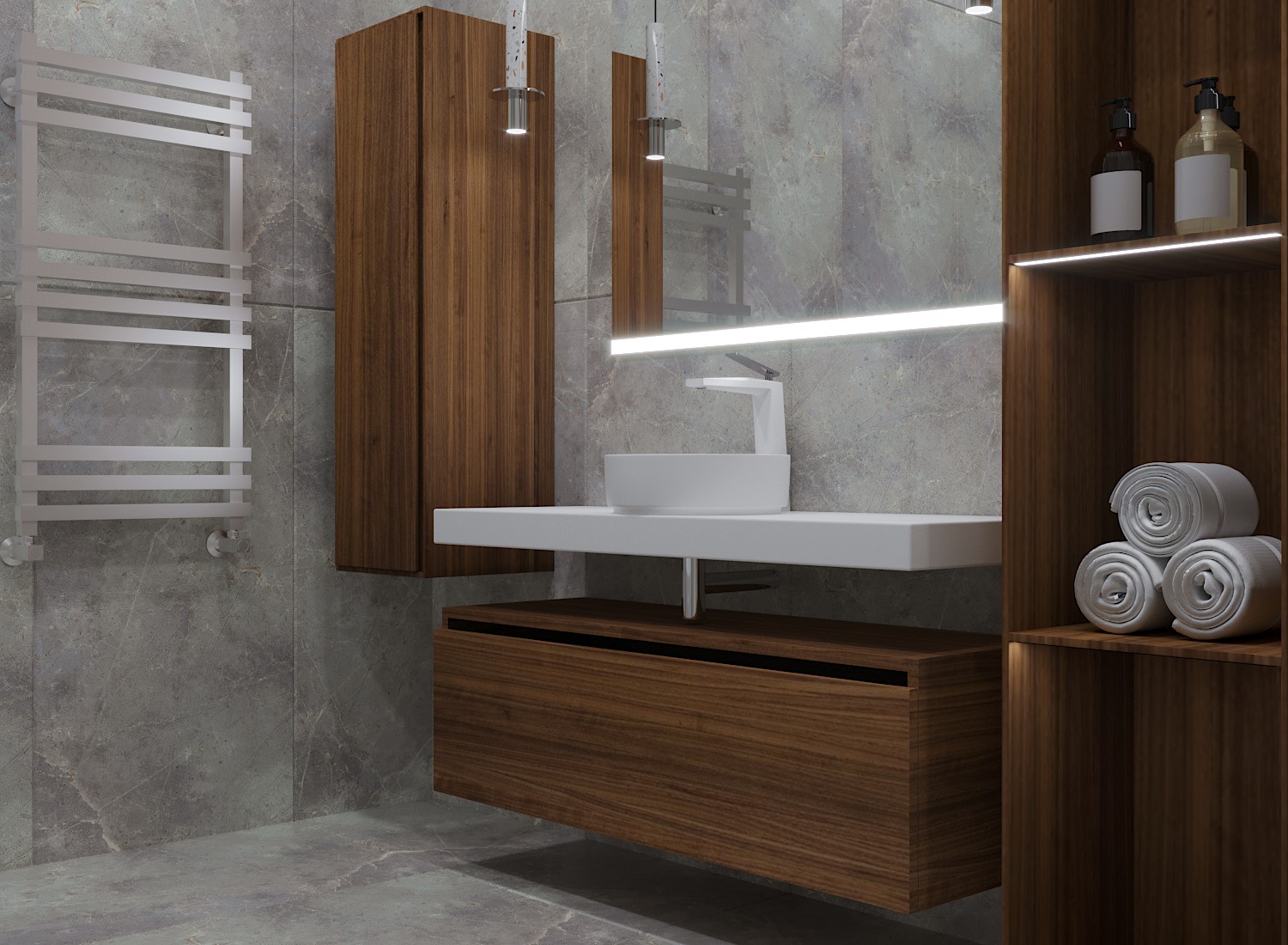 Тумба под столешницу 140 см ArmadiArt Vallessi Uno-S 897-140-D